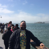 That's Alkatraz in the background